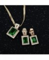 Wedding Womens Pendant Necklace Earrings in Women's Jewelry Sets