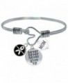 Custom Lung Cancer Awareness Never Give Up CHOOSE MOM OR DAD CHARM ONLY Bracelet Jewelry - CF1864LIMAU