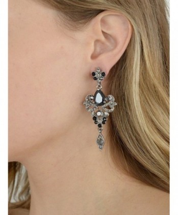 Mariell Vintage Chandelier Earrings Bridesmaids in Women's Drop & Dangle Earrings