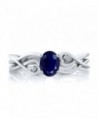 Sterling Sapphire Diamond Engagement Available