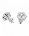 Interlocking Celtic Sterling Silver Earrings in Women's Stud Earrings