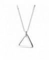 Helen de Lete Simple Geometry Sterling Silver Choker Necklace - CH12NEPYM3Z