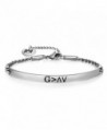 MYOSPARK Inspirational God is Greater Than The Highs And Lows Bracelet Religious Gift - Bracelet - CT188NZTCI3