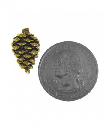 Pine Cone Gold Lapel Pin