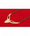 Touchstone bollywood rhinestones mangalsutra necklace in Women's Pendants