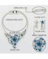 EVER FAITH Austrian Necklace Silver Tone in Women's Jewelry Sets