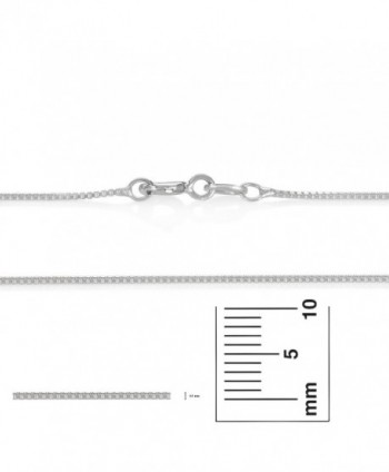 Sterling Silver Nickel Free Necklace inches in Women's Chain Necklaces
