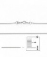 Sterling Silver Nickel Free Necklace inches in Women's Chain Necklaces