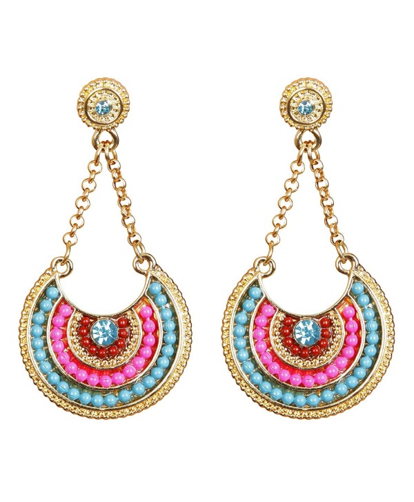 Vibrant Multicolor Dangle Earrings - CM12N2GCGSF