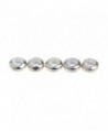 Beads Hunter 5 Pcs Sterling Silver Spacer Charm Fit Pandora Bracelets - CK11ROOZOCB