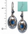 Silver tone Filigree Hammered Earrings Gold tone in Women's Drop & Dangle Earrings