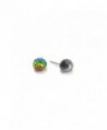 Vitrail Medium Faceted Ball Swarovski Austrian Crystal Earrings- 8mm - CQ1137TFJZ9