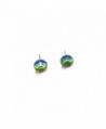 Vitrail Faceted Swarovski Austrian Earrings