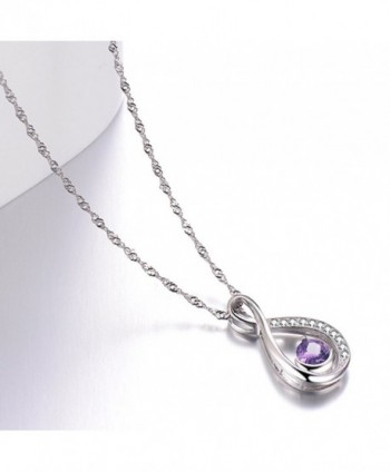 Amethyst Gemstone Birthstone Girlfriend Anniversary in Women's Collar Necklaces