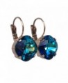 HisJewelsCreations Cushion Crystal Earrings Bermuda