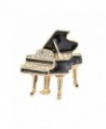 chelseachicNYC Tiny Jewel Crystal Shimmering Grand Piano Brooch Pin - CL120CSTYCV