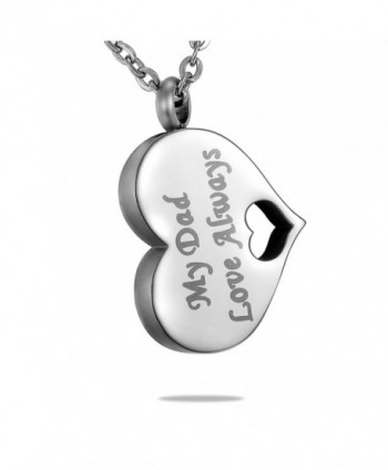 HooAMI "My Dad My Hero My Angel" Cremation Jewelry Urn Necklace Pendant - CM120GGBG0H