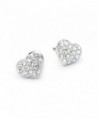 Rhodium Plated Earrings Swarovski Crystals