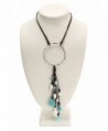PearlyPearls Freshwater Necklace Turquoise Bohemian in Women's Y-Necklaces
