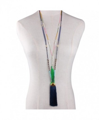 KELITCH Turquoise Crystal Necklace Layering in Women's Pendants