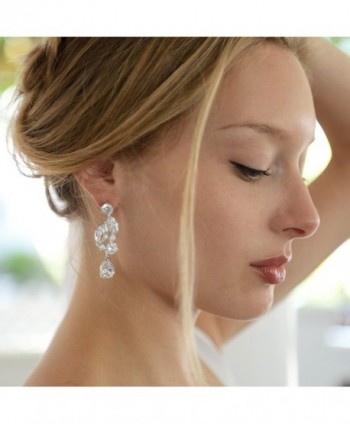 Mariell Dramatic Zirconia Statement Earrings in Women's Drop & Dangle Earrings