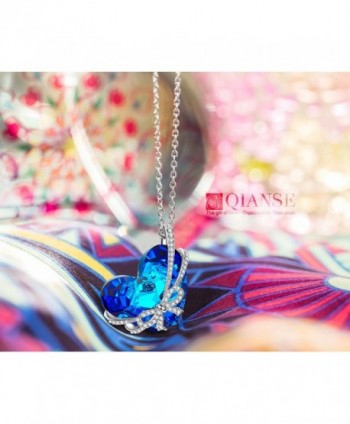 QIANSE Necklace Necklaces Anniversary Girlfriend in Women's Pendants