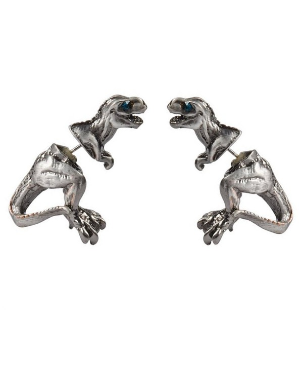 Tabwing Silver Dinosaur Animal Earrings - CK129P5BOHZ