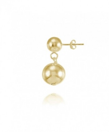 Yellow Flashed Sterling Graduated Earrings