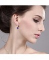 Amethyst Sterling Gemstone Birthstone Earrings