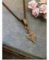 Vintage Heart Bronze Necklace Anniversary