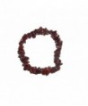 1pc Natural Healing Crystal Red Brecciated Jasper Chip Gemstone 7 Inch Stretch Bracelet - CA110RRKFIZ
