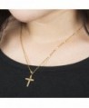 Simple Religious Necklace Plated pendants in Women's Chain Necklaces