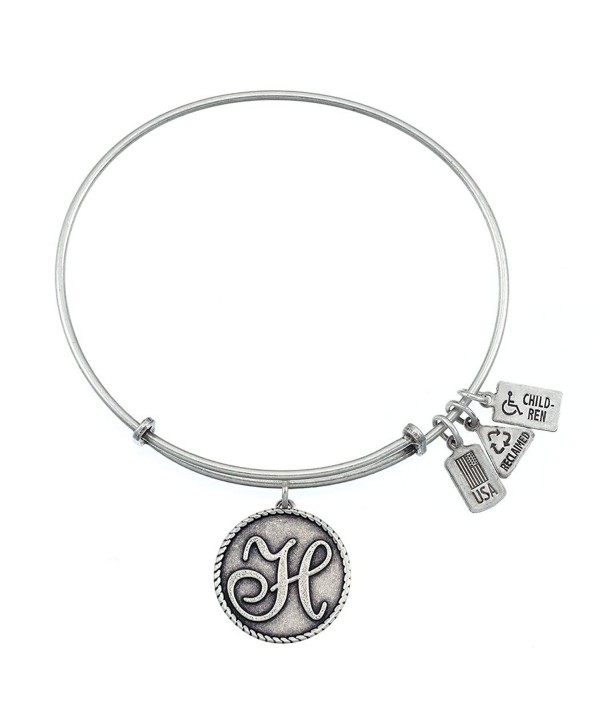 Wind and Fire Initials Expandable Bangles - CM11XSHM89F