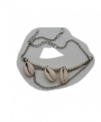 Fashion Jewelry Silver Bracelet Seashells in Women's Wrap Bracelets