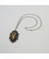 Antiqued Satanic Baphomet Pendant Necklace