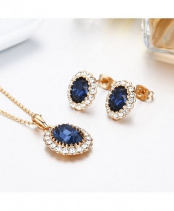 Pendant Earrings Set Swarovski Elements