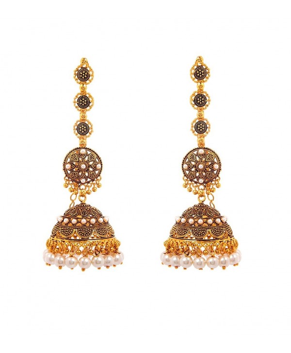 Intricately Designed Traditional Bollywood Earring - CX17YDYIKK0