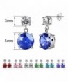 R timer Crystal Earrings Swarovski Elements