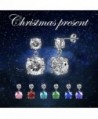 R timer Crystal Earrings Swarovski Elements in Women's Stud Earrings