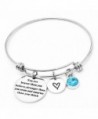 Liuanan Birthstone Jewelry You Are Braver Than You Believe Bangle Bracelets For Women Girls Gift - CW1887TUKA7