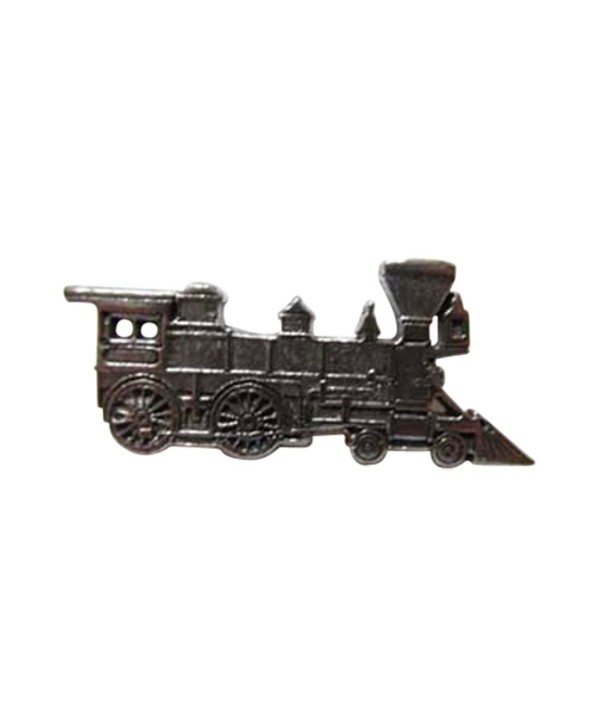 Creative Pewter Designs- Pewter Train Engine Lapel Pin Brooch- Antiqued Finish- A245 - CY122XIDCJJ