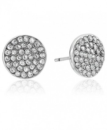 kate spade new york "Pave Studs" Shine On Earrings - Clear/Silver - CH185O9NE6A