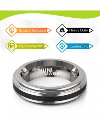 Nuni Jewelry Tungsten Wedding Comfort