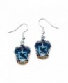 Official Harry Potter Silver Plated Ravenclaw Crest Drop Earrings on Harry Potter Card - CQ12EZISDDP