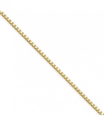 1.5mm Gold-Tone Stainless Steel Box Chain (18" 24") - CC11CCZXPLT