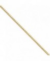1.5mm Gold-Tone Stainless Steel Box Chain (18" 24") - CC11CCZXPLT