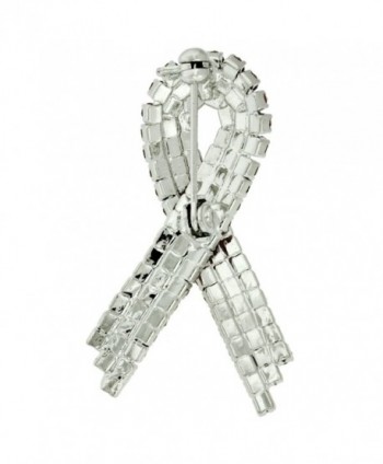 PinMarts Rhinestone Crystal Awareness Ribbon