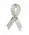 PinMarts Rhinestone Crystal Awareness Ribbon