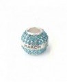 Birthday Birthstone Charm Spacer Beads With Month Engraved on Charms for European Charm Bracelets - CI12ECDN2NJ