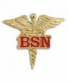 PinMart's Bachelor of Science Nursing Red BSN Caduceus Lapel Pin - CH11KV449PJ